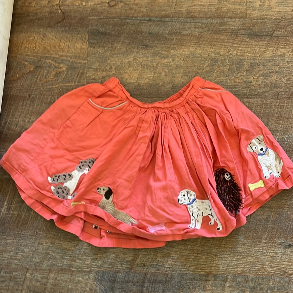 Mini Boden Girls Embroidered Skirt 5-6Y